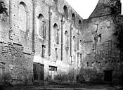 Beaulieu-lès-Loches : Eglise abbatiale - Pan de mur de la nef