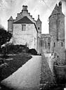 Loches : Château - Logis Royal : Façade sud et tour d'Agnès Sorel