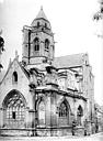 Caen : Eglise Saint-Etienne-le-Vieux (ancienne) - Abside et clocher