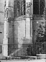 Verdun : Cathédrale Notre-Dame de l'Assomption - Contreforts de l'abside, haut-reliefs