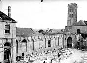 Verdun : Evêché  (ancien) - Façade et clocher