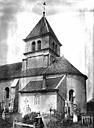 Magnien : Eglise - Abside et clocher, côté sud