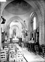Paussac-et-Saint-Vivien : Eglise Saint-Timothée - Nef, vue de l'entrée
