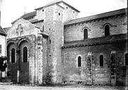 Ebreuil : Eglise Saint-Léger - Façade latérale