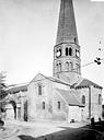 Ygrande : Eglise Saint-Martin - Ensemble sud-est, clocher
