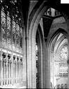 Evreux : Cathédrale Notre-Dame - Fenêtres et partie haute de la croisée du transept