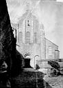 Daoulas : Abbaye Notre-Dame (ancienne) - Eglise : Façade ouest