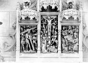 Conches : Eglise - Bas-relief, albâtre anglais