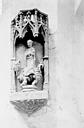 Avioth : Eglise Notre-Dame - Niche avec statue de Sainte Marthe