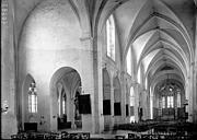 Verdun : Cathédrale Notre-Dame-de-l'Assomption - Nef et bas-côté nord vus de l'entrée