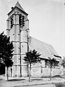 Marcq-en-Ostrevent : Eglise - Ensemble sud-ouest, clocher
