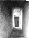 Montbard : Château de Buffon - Tour: intérieur, escalier
