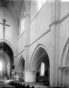 Sainte-Sabine : Eglise - Nef vue de l'entrée