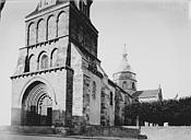 Bénévent-l'Abbaye : Eglise Saint-Barthélémy * Eglise abbatiale (ancienne) - Ensemble sud-ouest