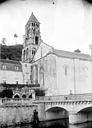 Brantôme : Abbaye (ancienne) - Eglise Saint-Pierre-et-Saint-Sicaire : Angle sud-ouest