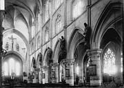 Louviers : Eglise Notre-Dame - Nef vue de l'entrée
