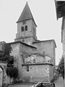 Pommiers : Eglise Saint-Julien - Abside et clocher