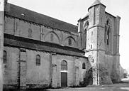 Longpont-sur-Orge : Eglise de l'ancienne abbaye  *  Basilique Notre-Dame-de-Bonne-Garde - Façade latérale