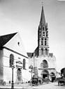 Etampes : Eglise Notre-Dame-du-Fort - Clocher, à l'ouest