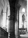 Etampes : Eglise Notre-Dame-du-Fort - Vue diagonale, intérieur
