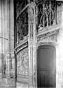 Rouen : Eglise Saint-Maclou - Escalier des orgues, détail