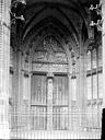 Rouen : Eglise Saint-Ouen - Portail latéral dit des marmousets