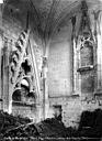 Cizay-la-Madeleine : Abbaye d'Asnière (ancienne) - Eglise : Vue intérieure de la chapelle latérale sud
