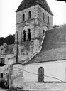 Chênehutte-Trèves-Cunault : Eglise des Tuffeaux - Base du clocher