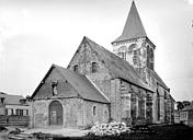 Angerville-l'Orcher : Eglise Notre-Dame-de-l'Assomption - Façade sud-ouest
