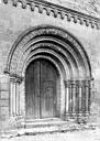 Bazouges-sur-le-Loir : Eglise Saint-Aubin - Portail ouest