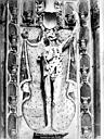 Bar-le-Duc : Eglise Saint-Pierre - Monument funéraire, détail : squelette