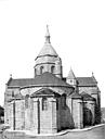 Bénévent-l'Abbaye : Eglise Saint-Barthélémy * Eglise abbatiale (ancienne) - Abside, ensemble