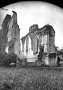 Chemillé-sur-Indrois : Chartreuse du Liget (ancienne) - Ruine de la nef