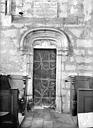 Larchant : Eglise Saint-Mathurin - Porte intérieure