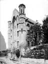 Caen : Abbaye aux Hommes (ancienne) - Salle des gardes : Pignon de la façade