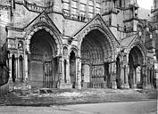 Chartres : Cathédrale Notre-Dame - Portail de la façade nord : ensemble