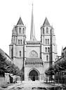 Dijon : Cathédrale Saint-Bénigne - Façade ouest
