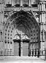 Nantes : Cathédrale Saint-Pierre - Portail central de la façade ouest