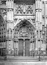 Nantes : Cathédrale Saint-Pierre - Portail sud de la façade ouest