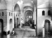 Périgueux : Cathédrale Saint-Front - Vue intérieure de la nef, vers le choeur, prise de la tribune