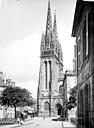 Quimper : Cathédrale Saint-Corentin - Façade sud : Tour clocher