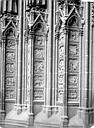 Rouen : Cathédrale Notre-Dame - Portail du transept sud dit de la Calende : ébrasement