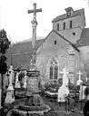 Santenay : Croix du cimetière - Vue d'ensemble (revers)