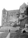 Mont-Saint-Michel (Le) : Abbaye (ancienne) - Merveille : Cloître et charnier, côté ouest