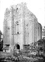 Preuilly-sur-Claise : Château des Lions - Ancienne chapelle : façade d'entrée
