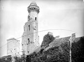 Grand-Pressigny (Le) : Château - Donjon carré et tour de Vironne, côté nord