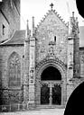 Quimperlé : Eglise Notre-Dame-de-l'Assomption ou de Saint-Michel - Portail de la façade nord
