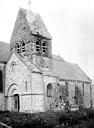 Quinéville : Eglise - Façade nord et clocher