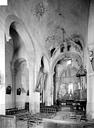 Biozat : Eglise - Vue intérieure de la nef, vers le nord-est
