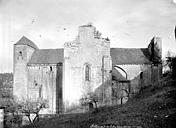 Saint-Amand-de-Coly : Abbaye (ancienne) - Eglise : façade sud